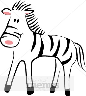 Zoo Zebra Clipart