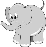 Cartoon Elephant Clipart