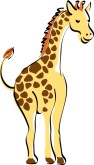 Giraffe Kids Clipart