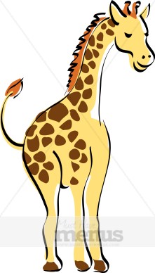 Giraffe Kids Clipart