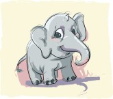 Elephant Calf Clipart