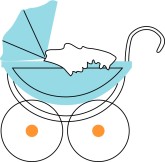 Baby Buggie Clipart