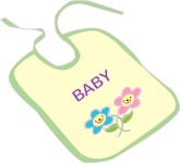 Baby Bib Clipart
