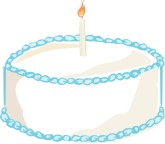 First Birthday Cake Clipart