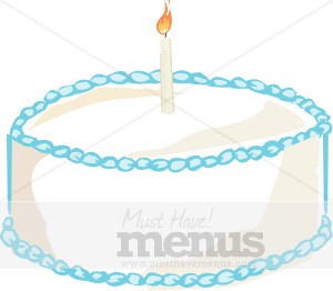 First Birthday Cake Clipart