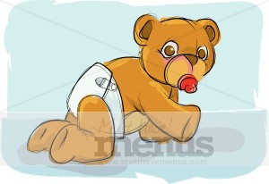 Baby Teddy Clipart