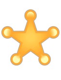 Sheriff Star Clipart