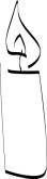 Candle Line Sketch