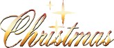Shiny Gold Christmas Heading