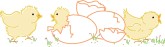 Easter Chicks Clipart