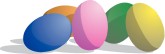 Dyed Eggs Clipart