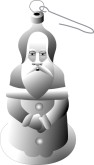 Santa Ornament Clipart