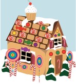 Kids Christmas Menu Clipart