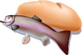 Bread and Fish Clipart