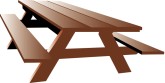 Picnic Table Clipart
