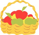 Fruit Basket Clip Art