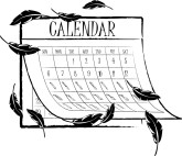 Autumn Calendar Clipart