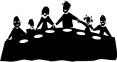 Family Dinner Clipart