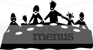 Family Dinner Clipart