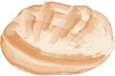 Round Bread Clipart