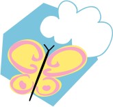 Kids Butterfly Clipart