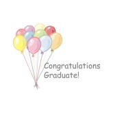 Balloons with Grad Congratulations