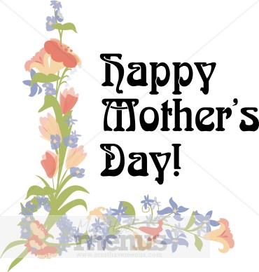 Happy Mother's Day with Flower Frame