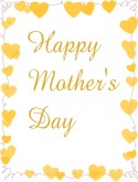 Heart Frame with Happy Mother's Day