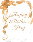 Happy Mother's Day Ribbon Menu