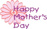 Cute Flower Happy Mother's Day