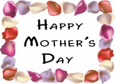 Rose Petal Frame Happy Mother's Day