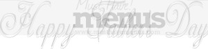 Soft Gray Script Happy Father's Day