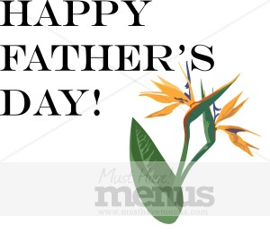 Happy Father's Day with Birds of Paradise