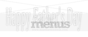 Happy Father's Day Outline with Drop Shadow