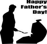 Happy Father's Day Grilling SIlhouette
