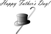 Father's Day Top Hat and Cane