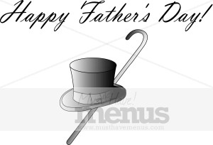 Father's Day Top Hat and Cane
