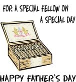 Box of Cigars Happy Father's Day Greeting
