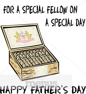 Box of Cigars Happy Father's Day Greeting
