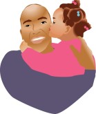 Dad Daughter Clipart