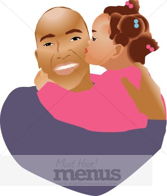 Dad Daughter Clipart