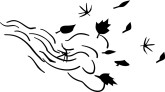 Blowing Leaves Clipart