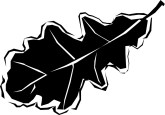BW Oak Leaf Cut Out Style