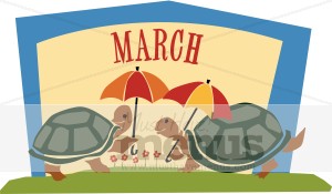 March Calendar Clipart