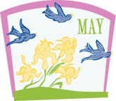 May Calendar Clipart