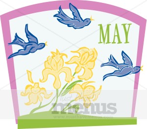 May Calendar Clipart