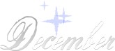 December Restaurant Menu Heading