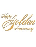 Rustic Happy Golden Anniversary