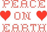 Peace On Earth Homestyle Hearts