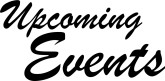Upcoming Events Black Script